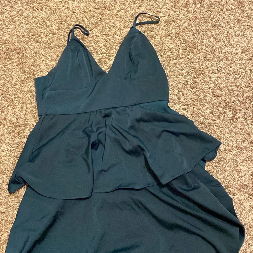 Lulus BEAUTIFUL ruffle maxi dress. Size M